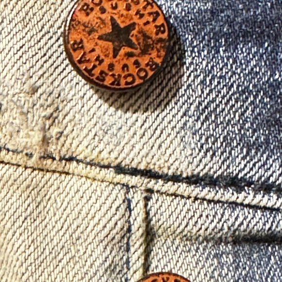 Rockstar Destroyed Denim Shorts size 30 - Picture 9 of 12